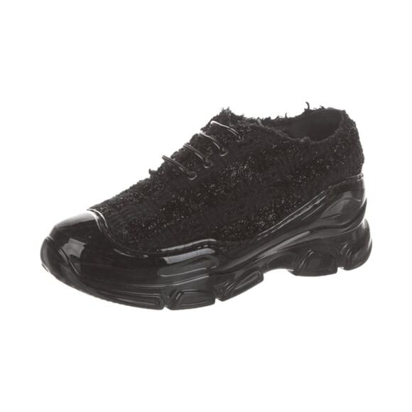 Simone Rocha Classic tracker runner boucle tweed sneaker - Picture 3 of 9